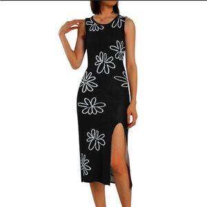 Sleeveless Open Back Dress